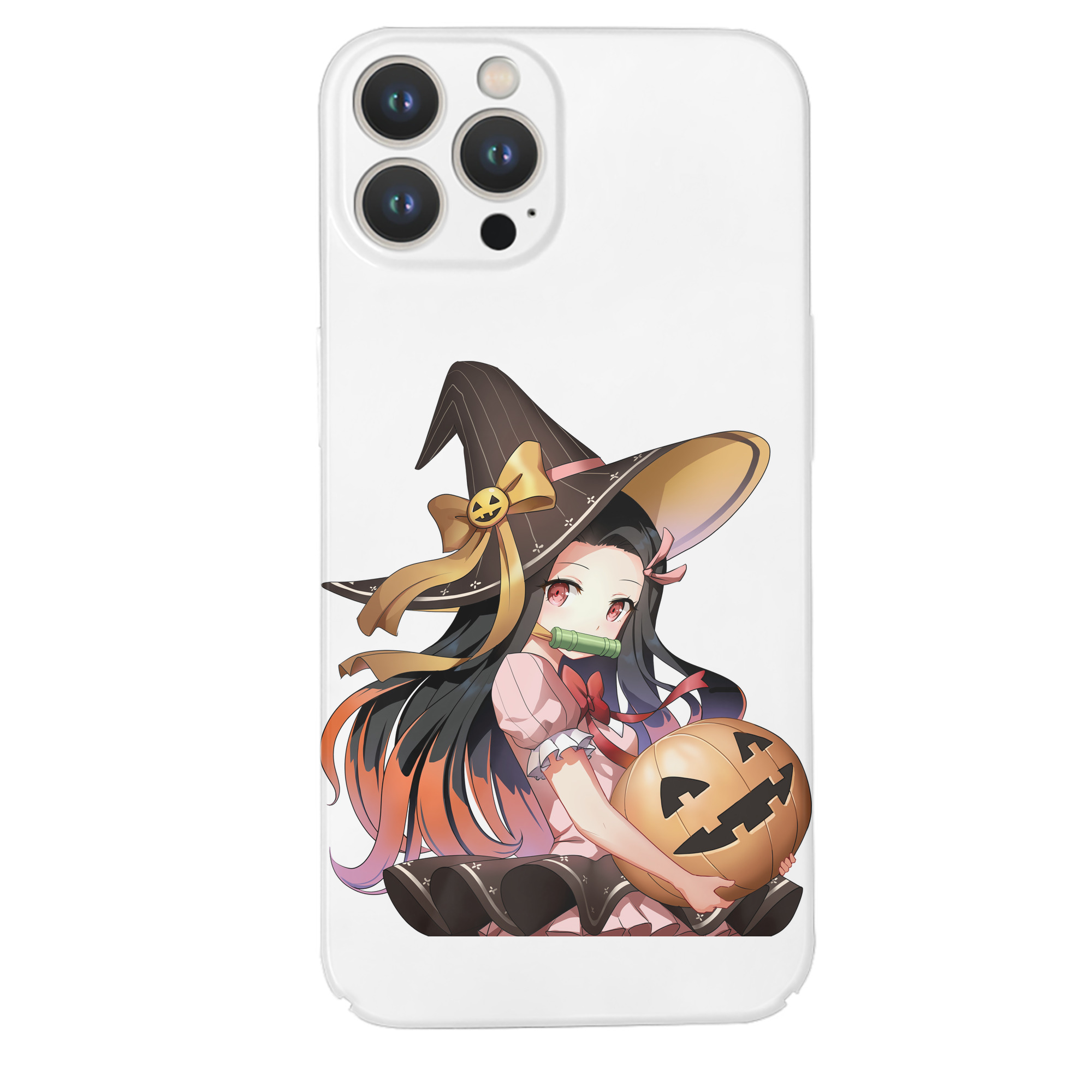 （画像用） 鬼滅の刃（きめつのやいば）竈門 禰󠄀豆子／かまど ねずこ Kamado Nezuko 【iPhone 14シリーズ対応】ハードケース